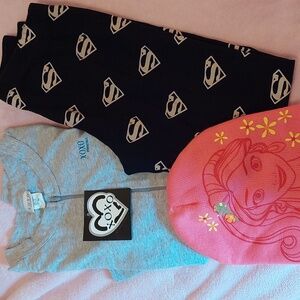 Girls bundle with hat, zip top and leggings
